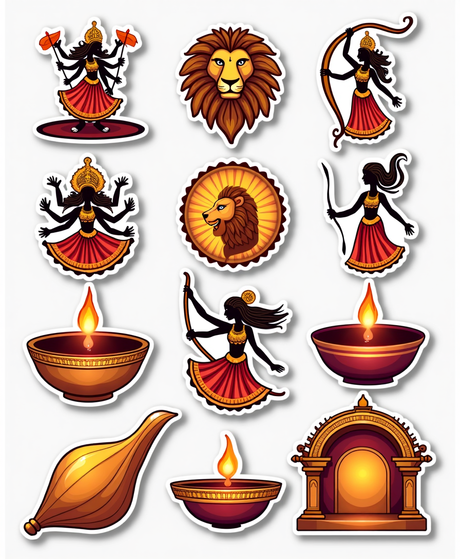 Festive India - Sticker Sheet v23